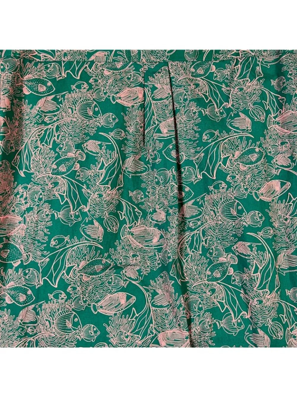 Cooke Street Tropical Fish Mens Hawaiian Shirt size 2XL 55x33 Tall Cotton Reef